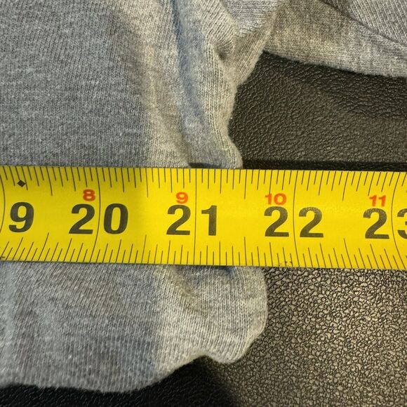 Texas Rangers Mitchell & Ness MLB Men's Gray Retro Logo Short Sleeve XL T-Shirt - Picture 7 of 7